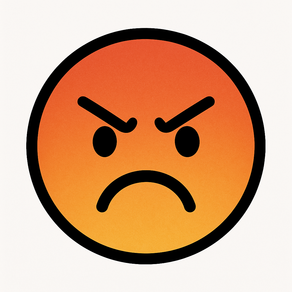 Angry emoji