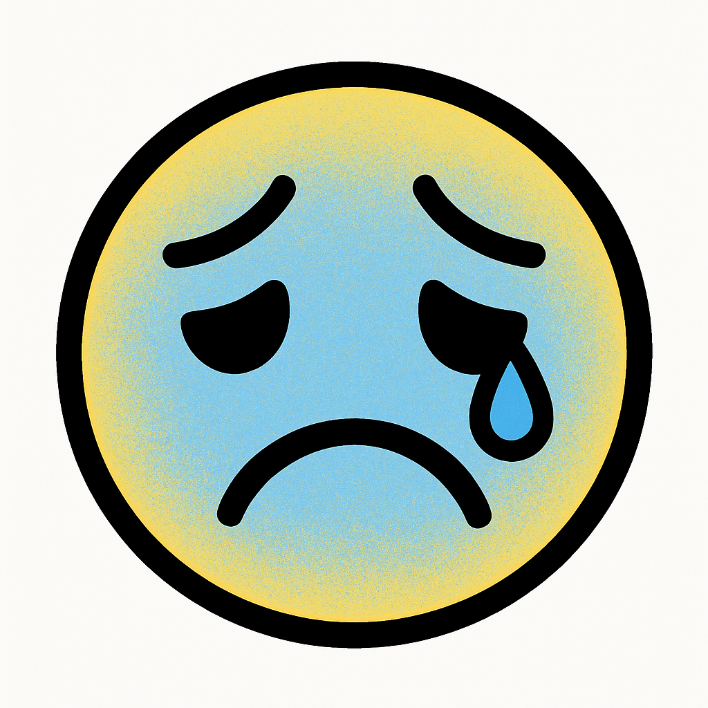Sad emoji